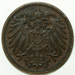 1906 G German 1 Pfennig ☆☆ Circulated ☆☆ Great for Sets 267