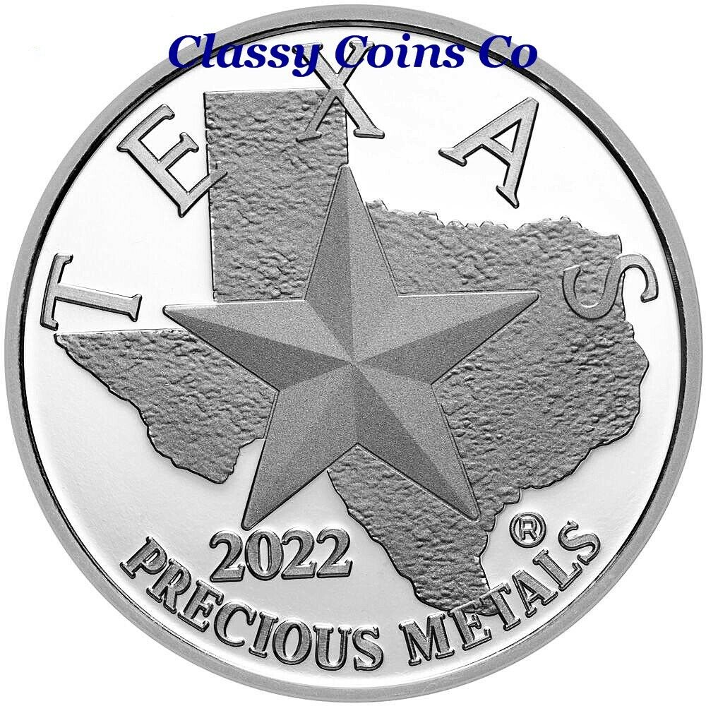 2022 Texas "Battle of Goliad" 1 oz .9999 Silver ☆ Great Collectible ☆ In Capsule