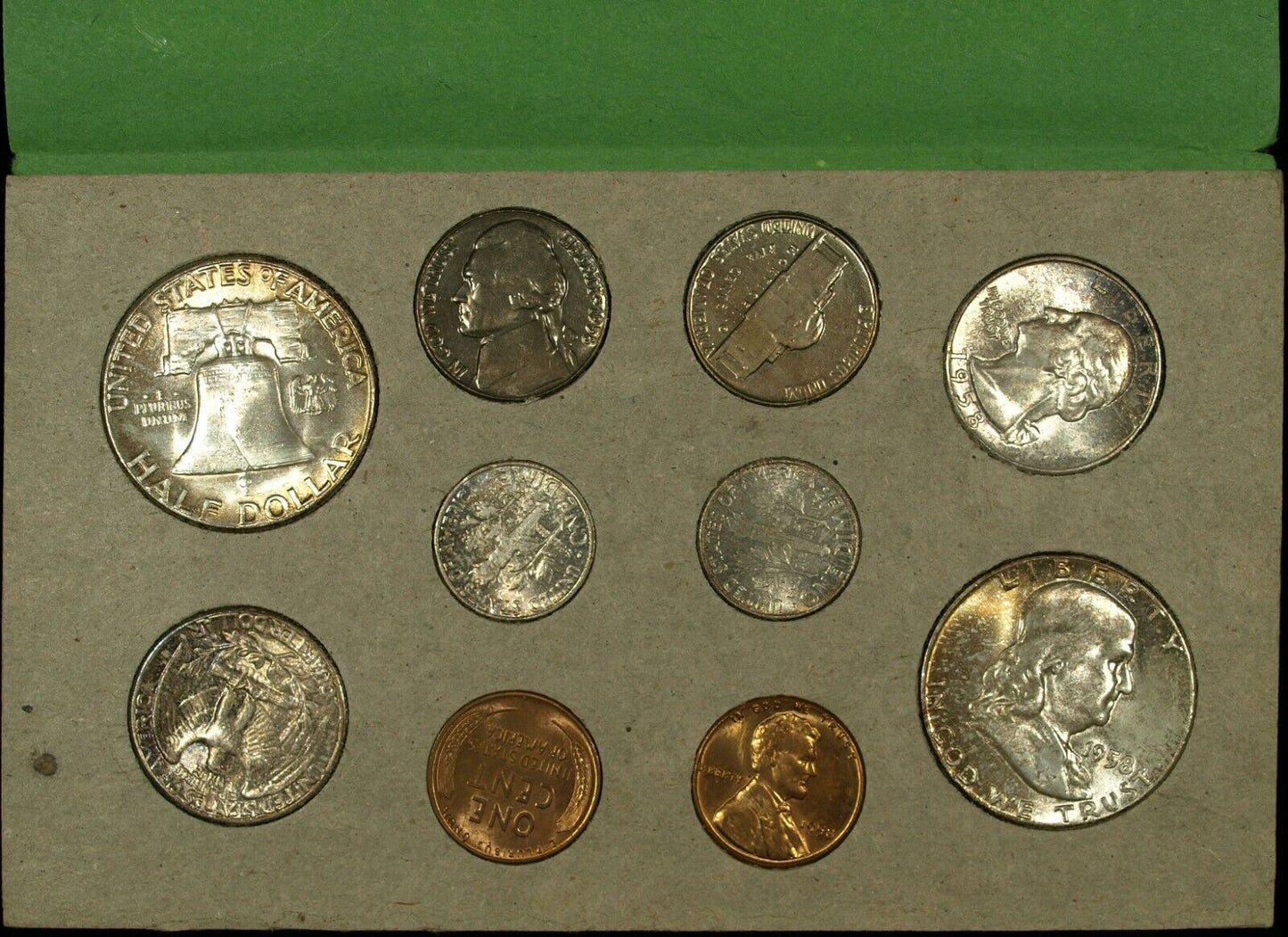 1958 P&D U.S. Naturally Toned Complete Double Mint Set ☆☆ Great Collectible ☆☆ C