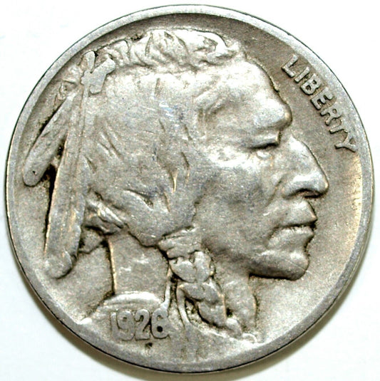 1926 P Buffalo Nickel ☆☆ Circulated ☆☆ Great Book Filler 280