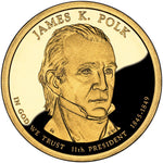 2009 S James K. Polk Presidential US Proof Dollar ☆☆ Great For Sets ☆☆