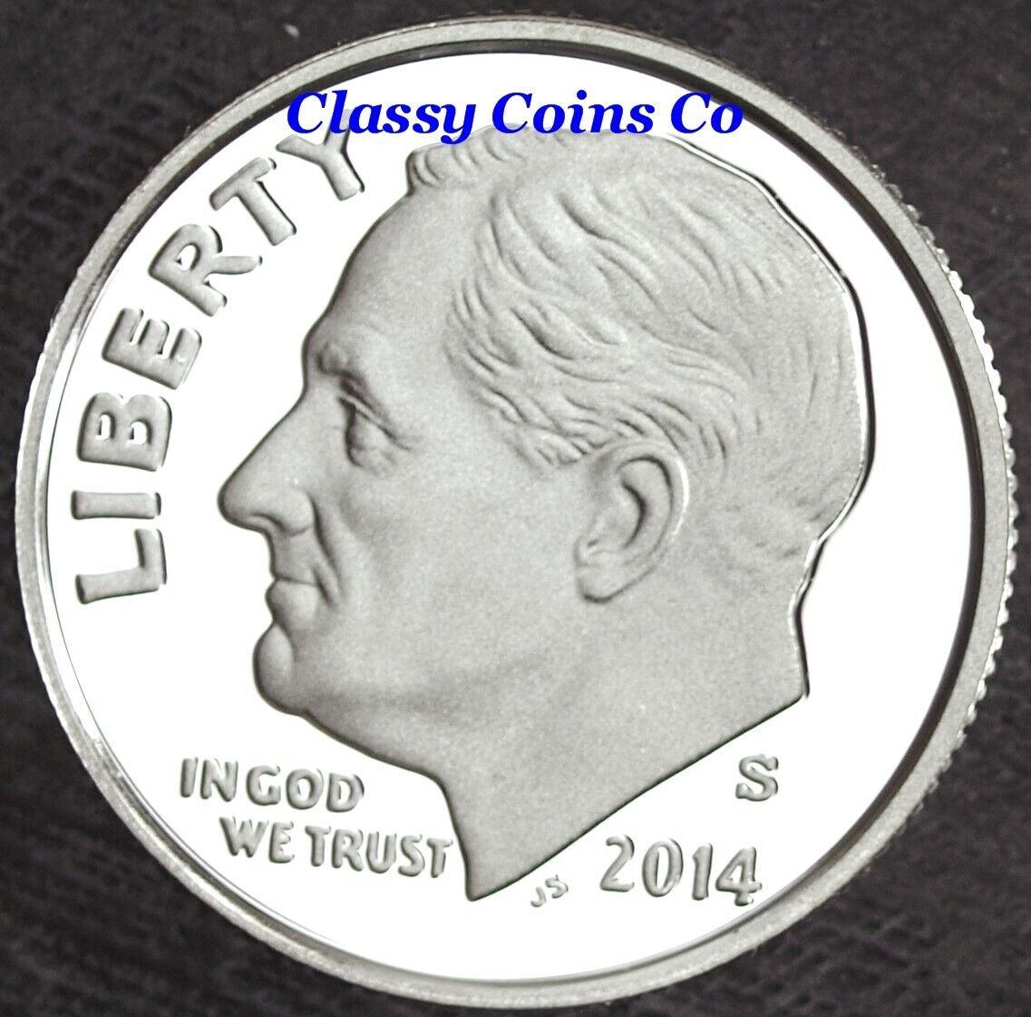 2014 S Clad Proof Roosevelt Dime ☆☆ Great For Sets ☆☆ Fresh Out of Proof Set