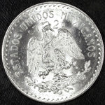 1933 Mexico Un 1 Peso Silver Rays & Cap Uncirculated ☆☆ 621