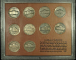 1938-1947 Jefferson Nickel Set ☆☆ Circulated Nickels ☆☆ Silver & Nickel