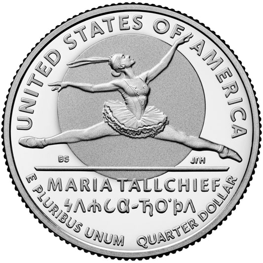 2023 S Clad Proof Maria Tallchief American Women Quarter ☆☆ Great For Sets