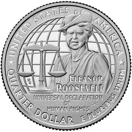 2023 S Clad Proof Eleanor Roosevelt American Women Quarter ☆☆ Great For Sets