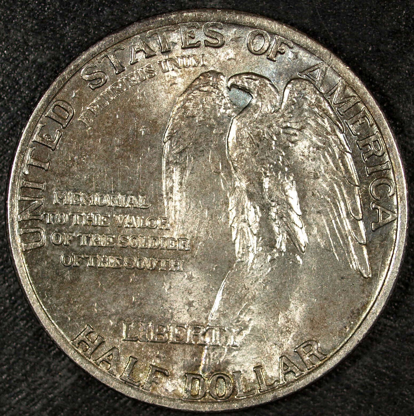 1925 Stone Mountain Commemorative Silver Half Dollar ☆☆ Toned Uncirculated 408
