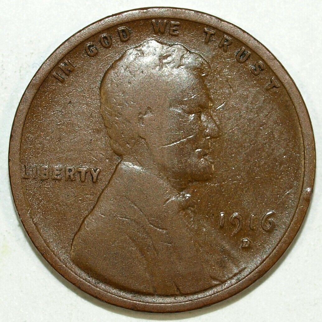 1916 D Lincoln Cent ☆☆ Circulated ☆☆ Great Set Filler 225