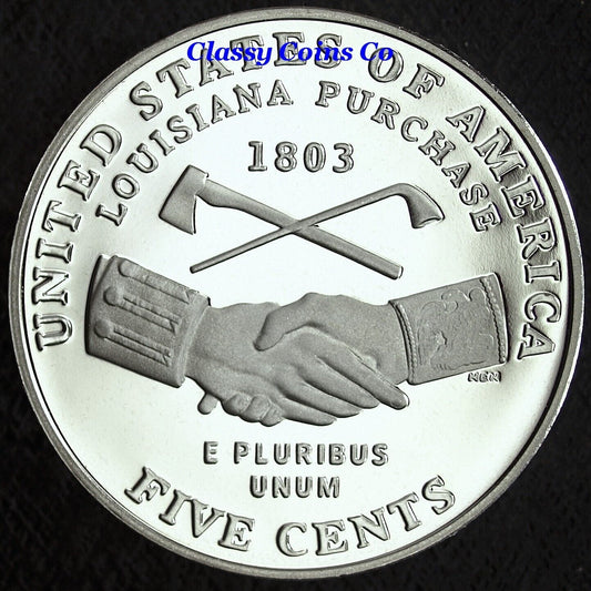 2004 S Proof Peace Medal Jefferson Nickel ☆☆ Fresh From Proof Set ☆☆