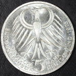 1975 "J" Silver German 5 Deutsche Mark  ☆☆ Uncirculated Commemorative ☆☆ 511