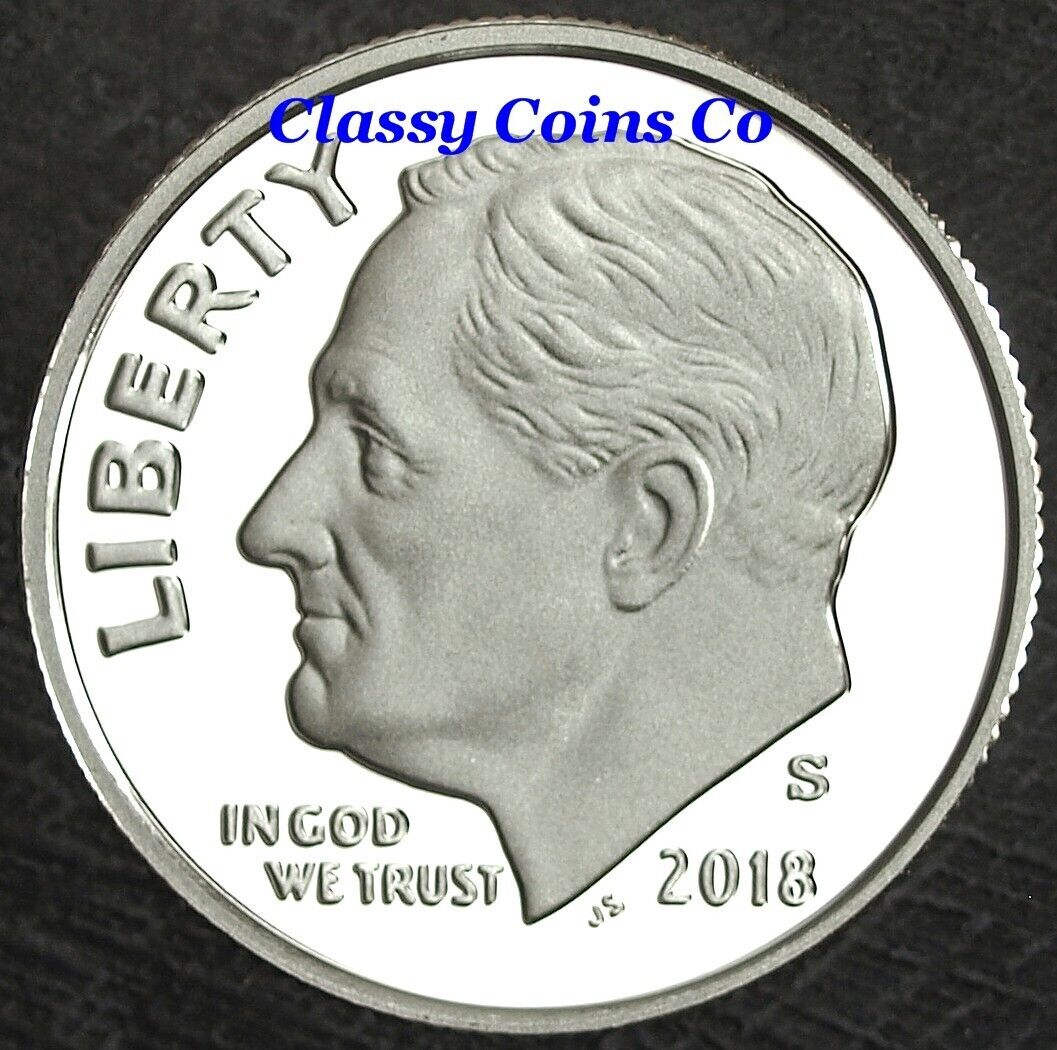 2018 S Silver Proof Roosevelt Dime ☆☆ Great For Sets ☆☆ Fresh Out of Proof Set
