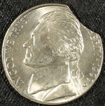 1999 D Jefferson Nickel ☆☆ UnCirculated ☆☆ Curved Clip 112