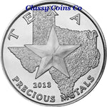 2013 Texas "Cowboy Riding Horseback" 1 oz .9999 Silver ☆☆ Great Collectible ☆☆