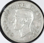 1951 Canada King George VI Silver Dollar ☆☆ Circulated ☆☆ Great For Sets 607