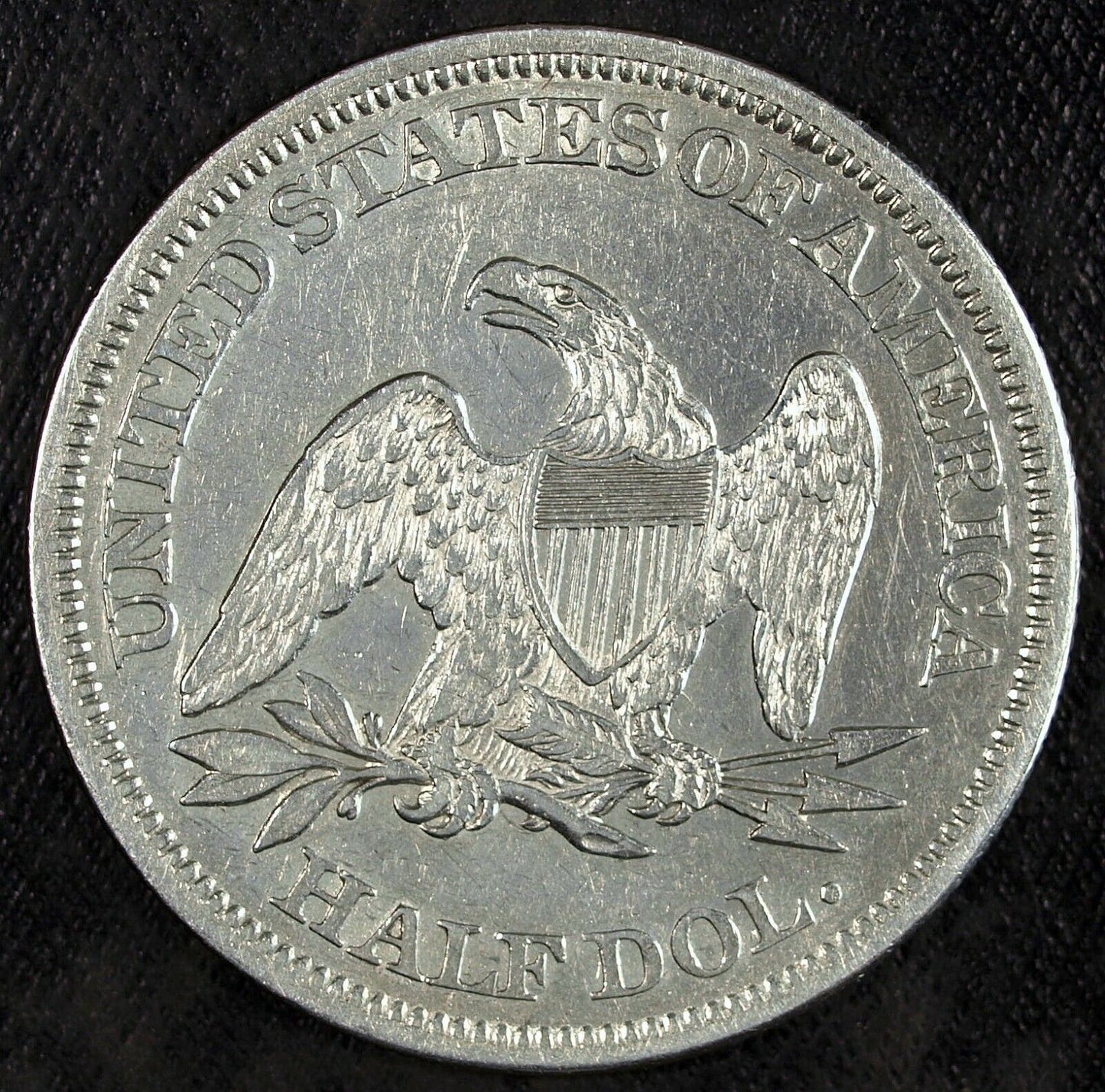 1858 P Seated Liberty Silver Half Dollar ☆☆ Circulated ☆☆ Great For Sets 309