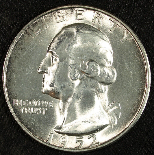 1952 S Washington Silver Quarter ☆☆ UnCirculated ☆☆ Great For Sets 405