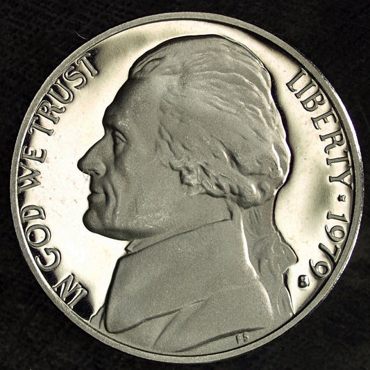 1979 S Proof Jefferson Nickel ☆☆ Great For Sets ☆☆ Fresh From Proof Set ☆☆ 506