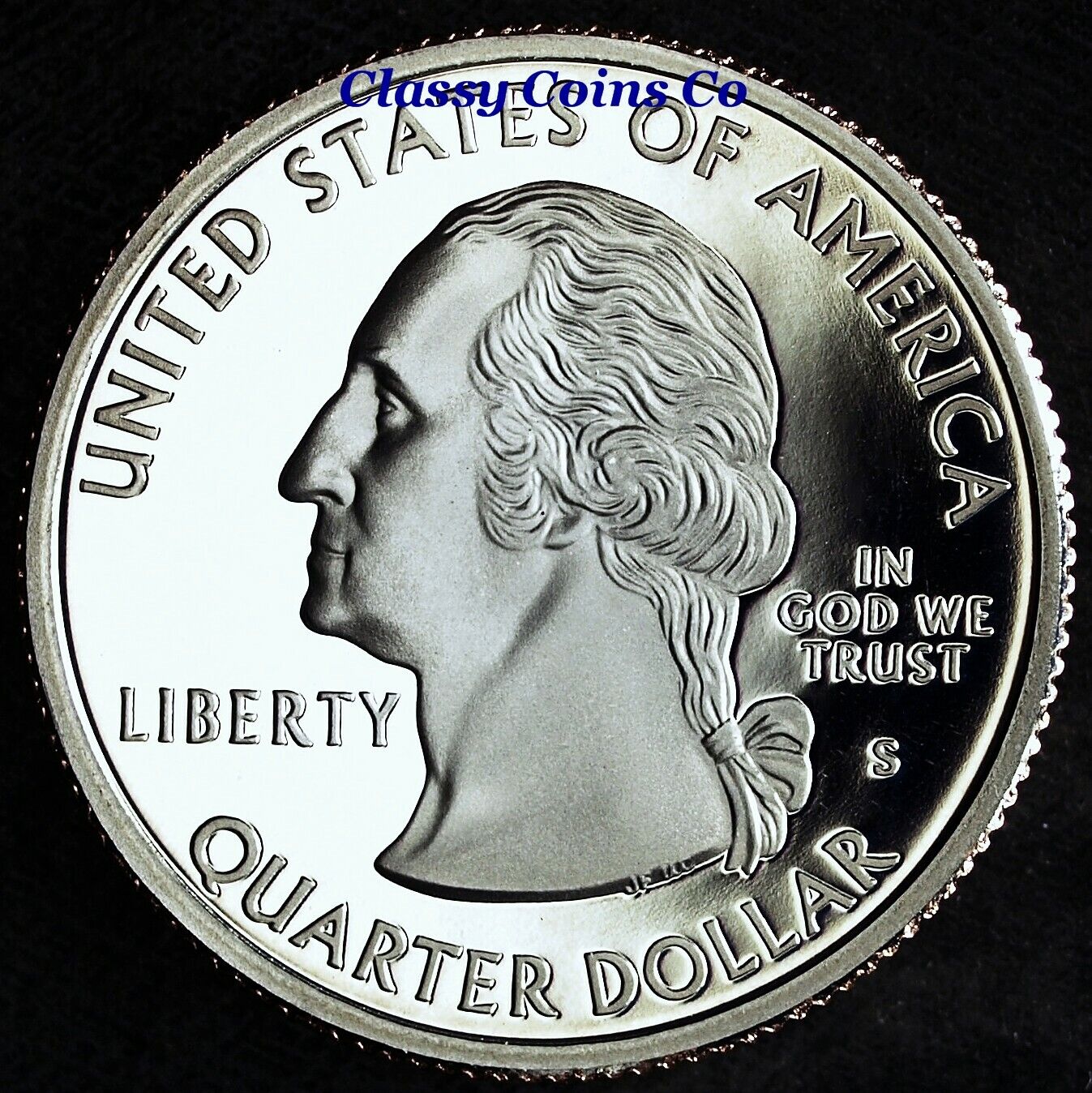 1999 S Georgia Clad Proof State Quarter ☆☆ Great For Sets ☆☆ From Proof Set