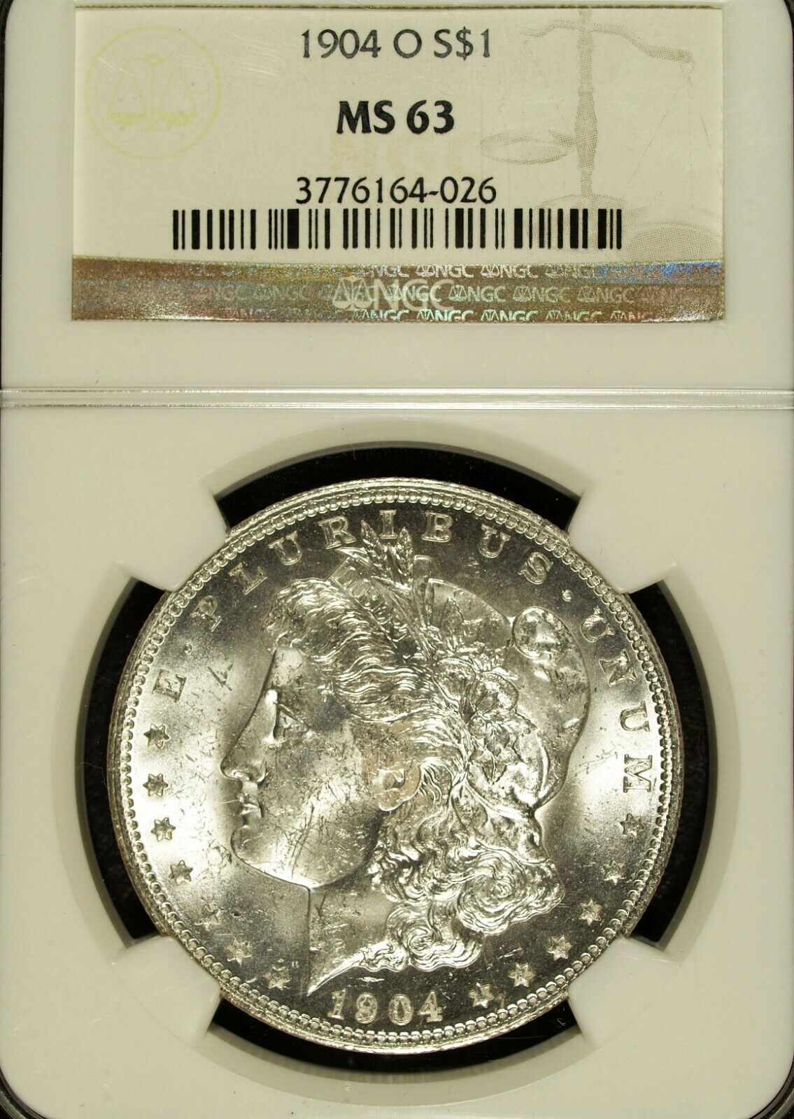 1904 O NGC MS 63 Morgan Silver Dollar ☆☆ Great Collectible ☆☆ 026