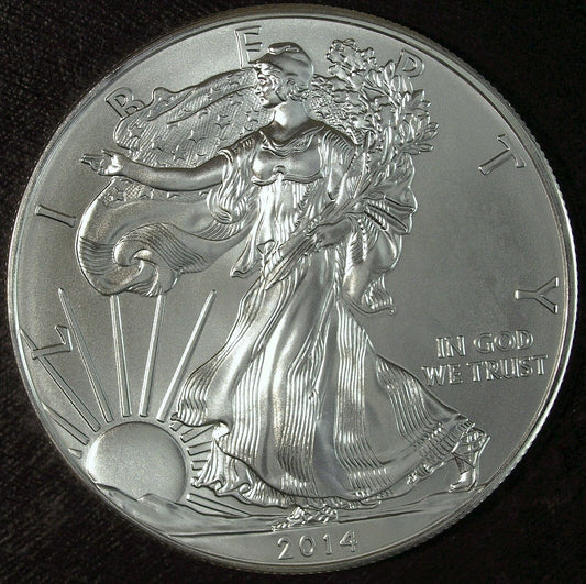 2014 American Silver Eagle ☆☆ Uncirculated ☆☆ Great Collectible 220