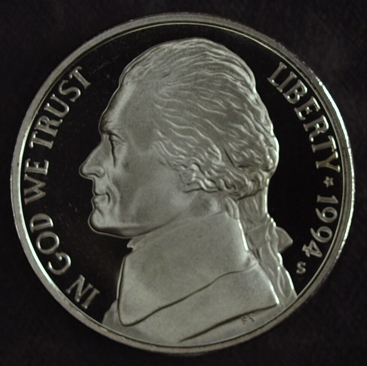 1994 S Proof Jefferson Nickel ☆☆ Great Collectible ☆☆ Fresh From Proof Set ☆☆
