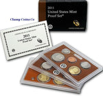 2011 S US Clad Proof Set ☆☆ 14 Coins ☆☆ ATB Quarters ☆☆ OGP & COA