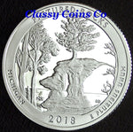 2018 S Clad Proof Pictured Rocks National Parks ATB Quarter ☆☆ Michigan