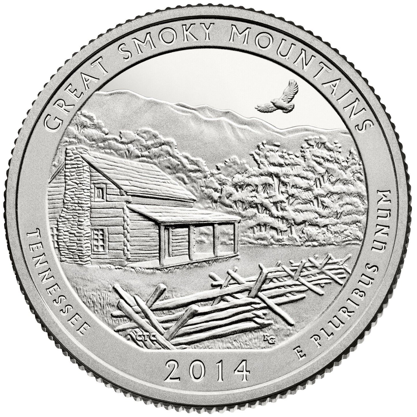 2014 S Great Smoky MTNs Tennessee Clad Proof Quarter ☆☆ National Parks ATB ☆☆