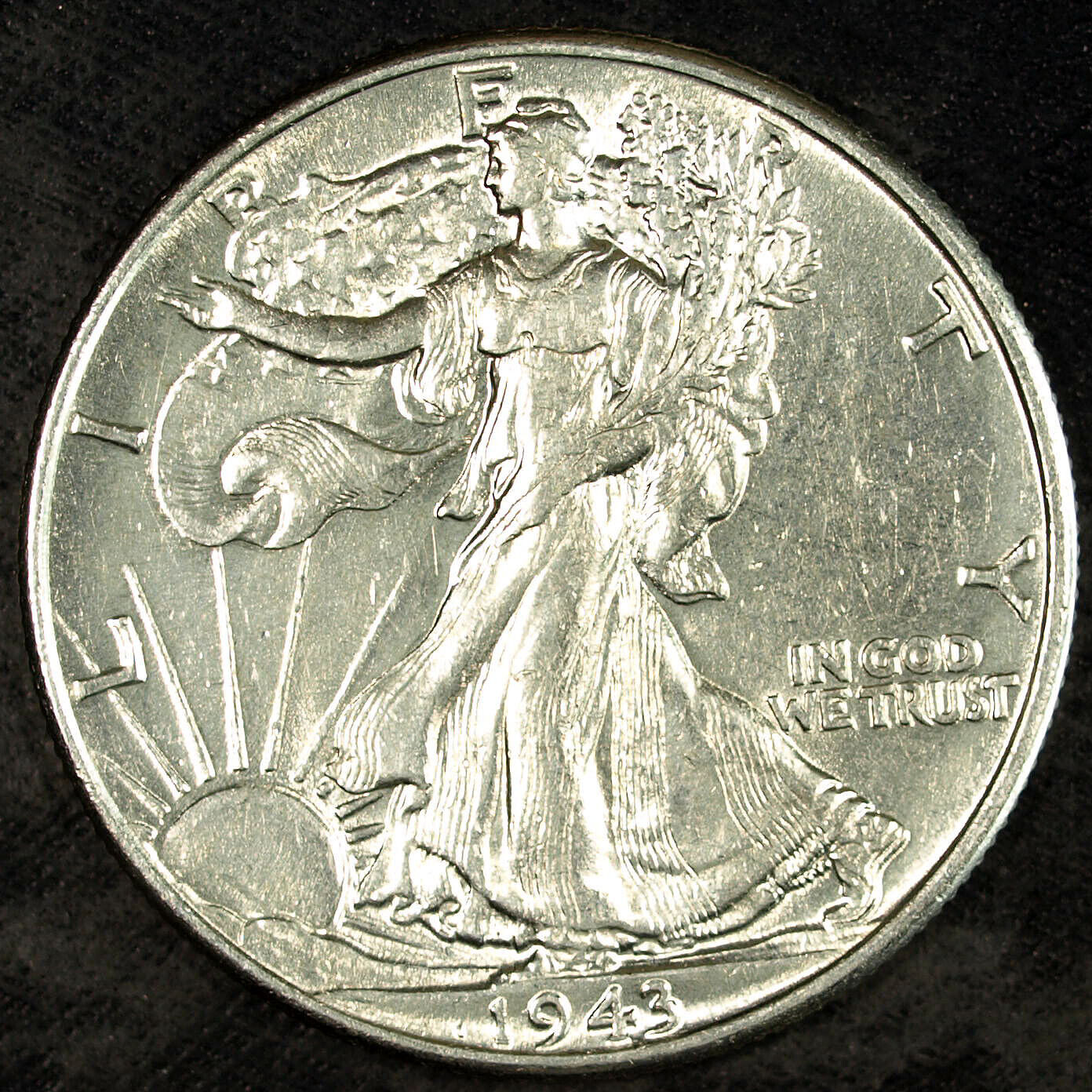 1943 P Walking Liberty Silver Half Dollar ☆☆ UnCirculated ☆☆ Great For Sets 169