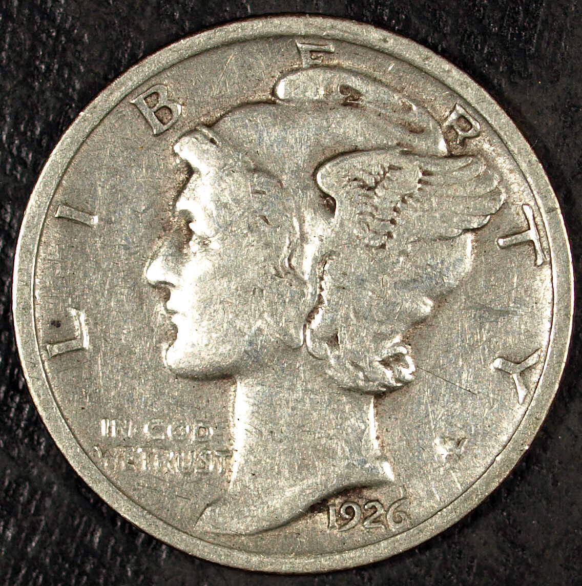 1926 D Mercury Silver Dime ☆☆ Circulated ☆☆ Great For Sets 522