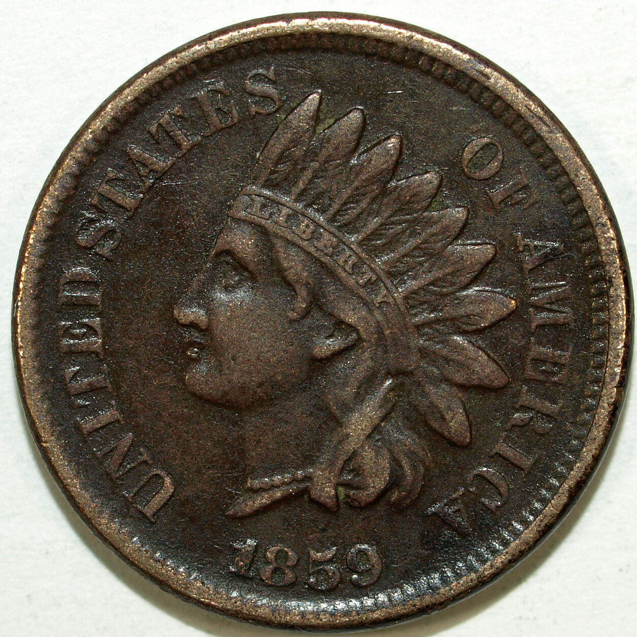 1859 Indian Head Circulated Cent ☆☆ Great Set Filler ☆☆ 294