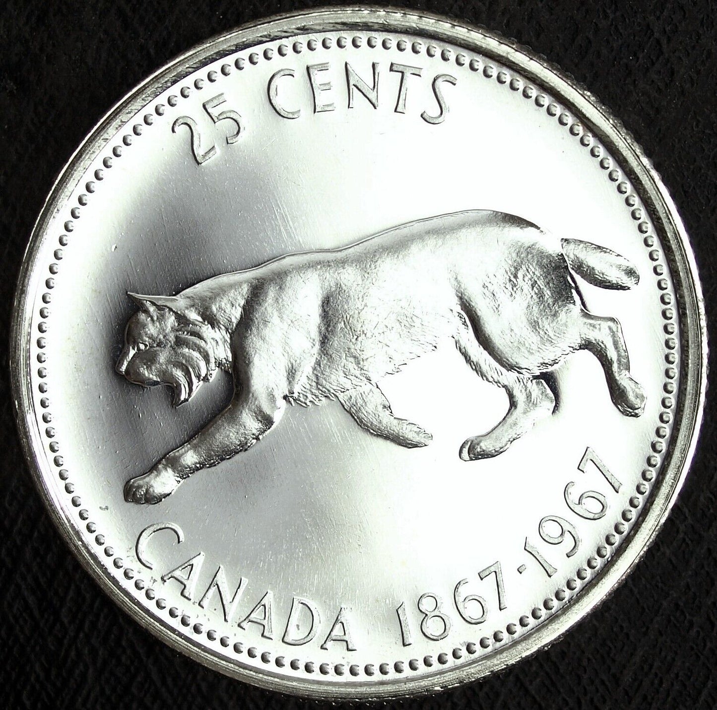 1967 Canada Silver Quarter 25 cents ☆☆ UnCirculated ☆☆ Great Set Filler 403