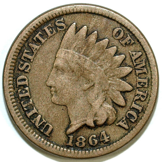 1864 Indian Head Circulated Cent ☆☆ Great Set Filler ☆☆ 150