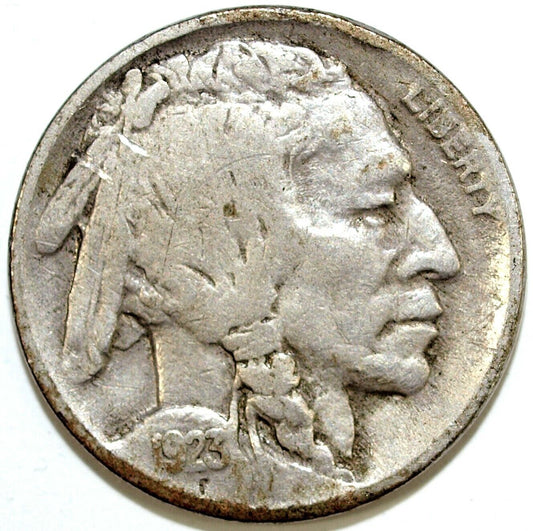 1923 P Buffalo Nickel ☆☆ Circulated ☆☆ Great Book Filler 277