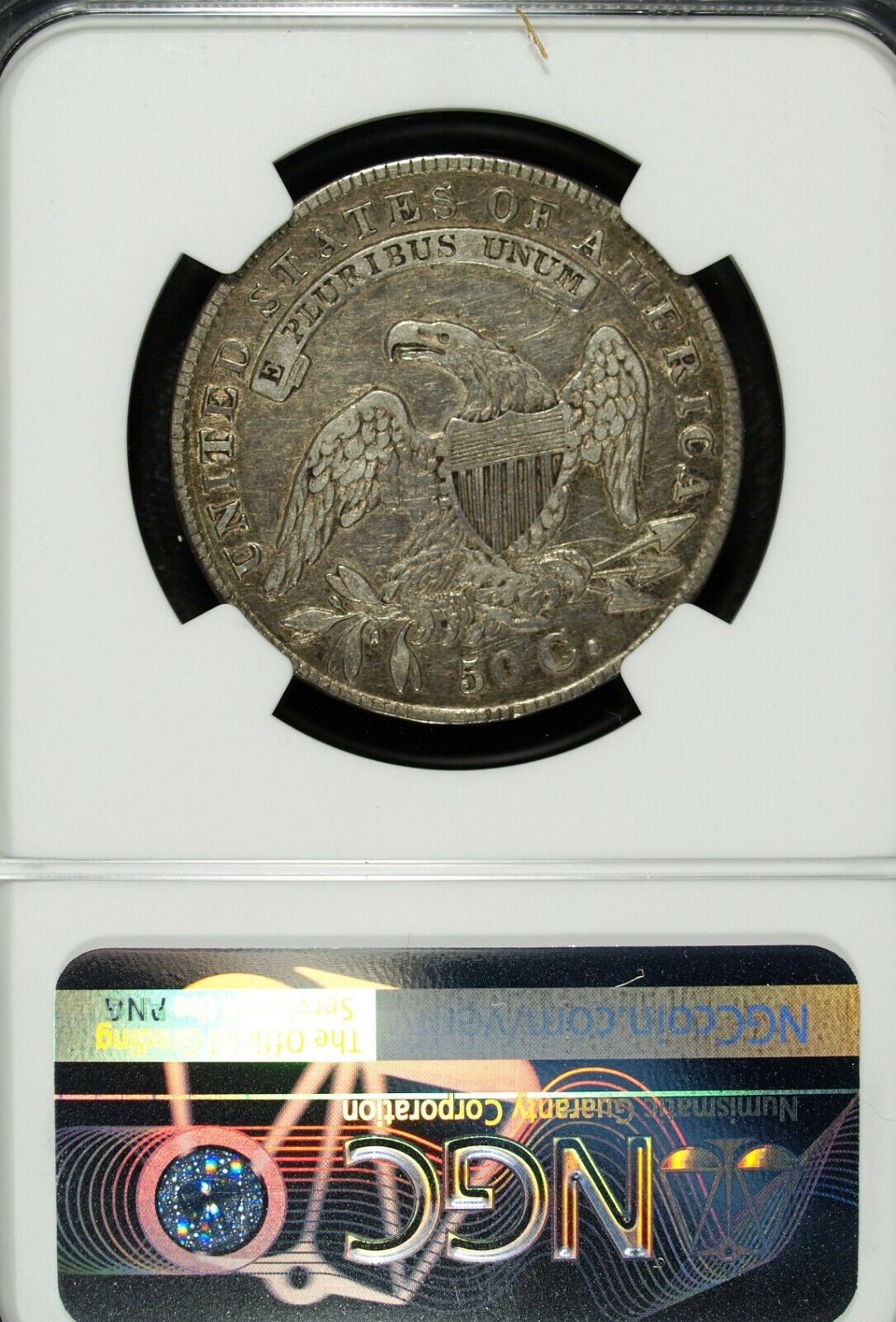 1834 NGC VF 35 O-102 Capped Bust Silver Half Dollar ☆☆ Large Date Sm. Letters