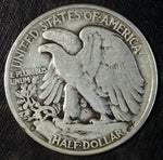 1936 D Walking Liberty Silver Half Dollar ☆☆ Circulated ☆☆ Great Set Filler 516