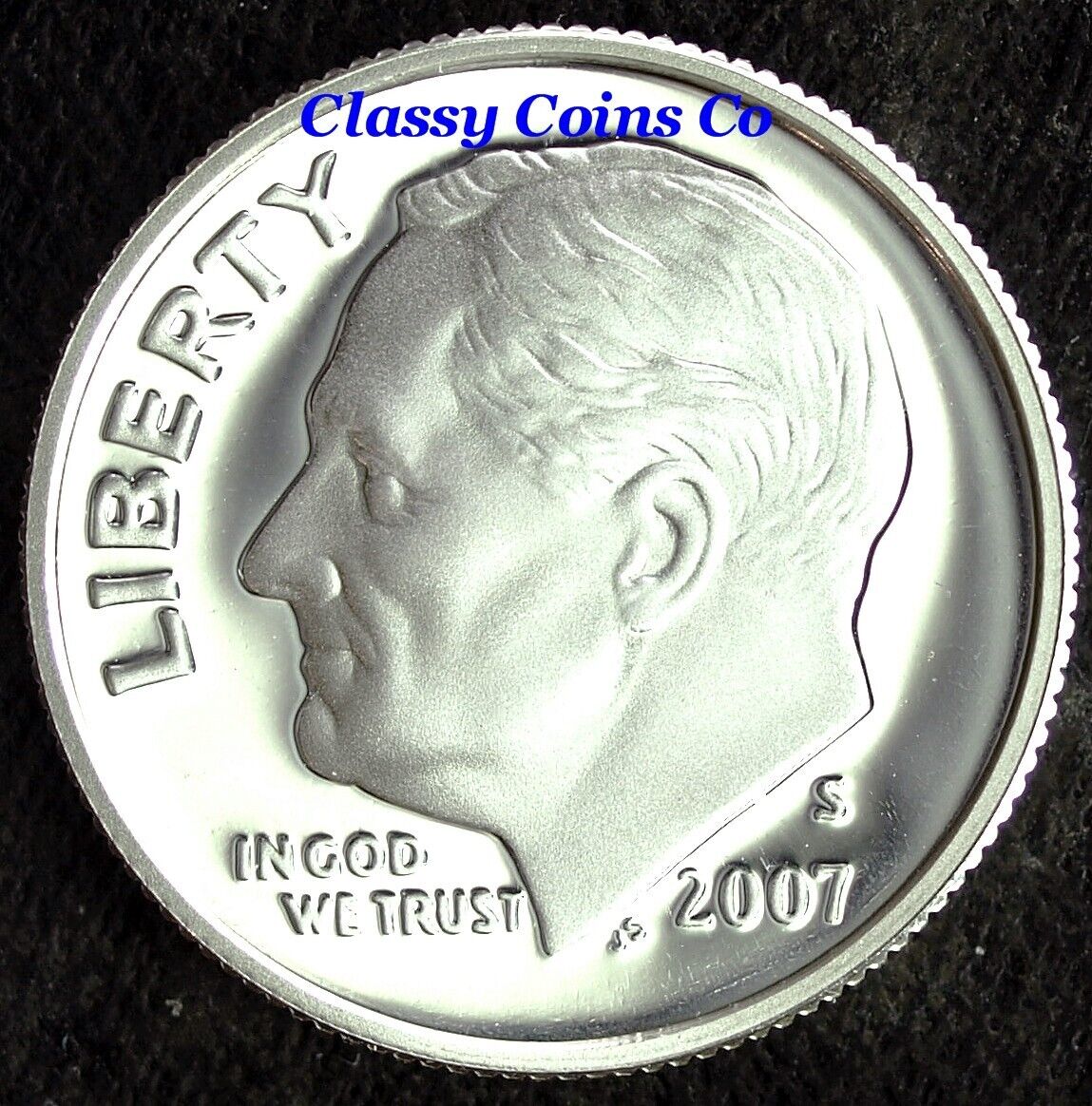 2007 S Silver Proof Roosevelt Dime ☆☆ Great for Sets ☆☆ Fresh Out of Proof Set