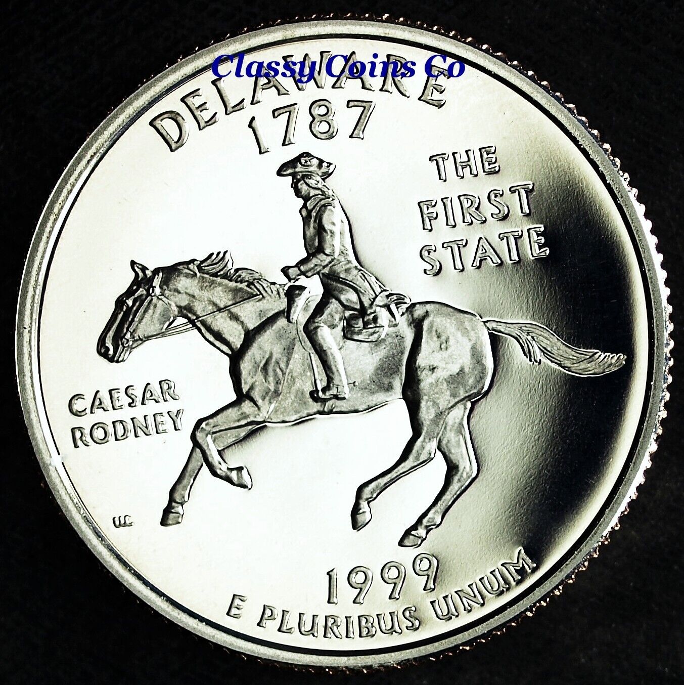 1999 S Delaware Clad Proof State Quarter ☆☆ Great For Sets ☆☆ From Proof Set