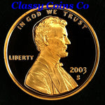 2003 S Proof Lincoln Cent ☆☆ Great For Sets ☆☆ Fresh From Proof Set ☆☆