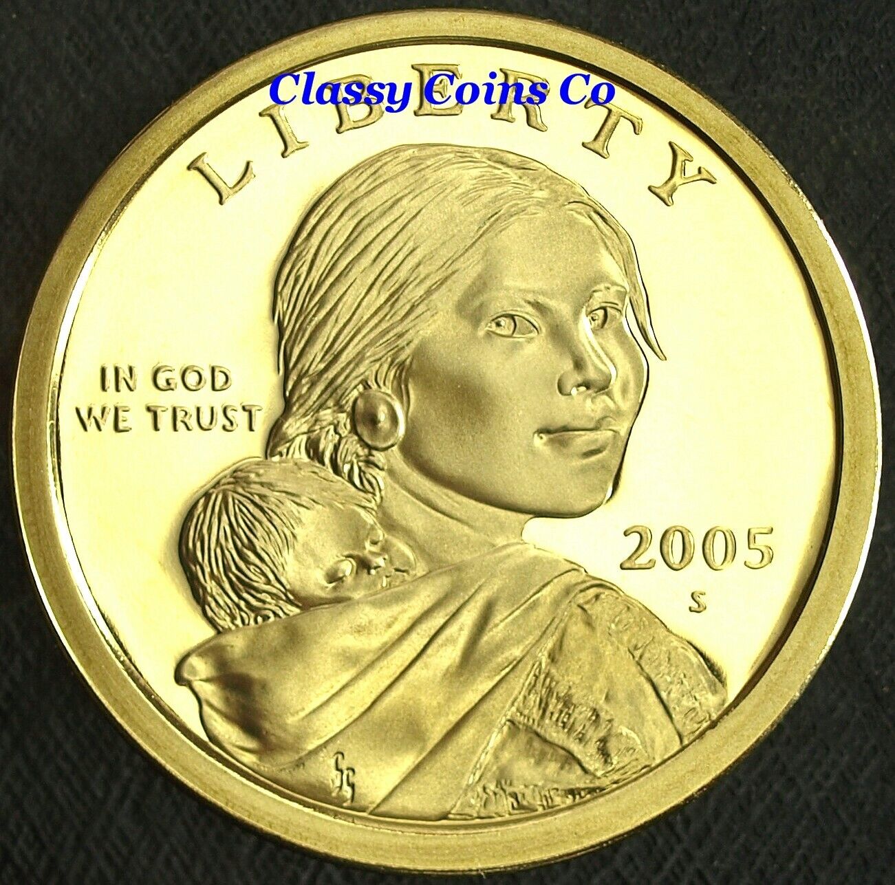 2005 S Proof Sacagawea Dollar ☆☆ Ultra Cameo ☆☆ Fresh From Proof Set