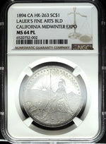 1894 CA HK-265 NGC MS 65 California Midwinter Expo ☆☆ Lauer's Agriculture BLD