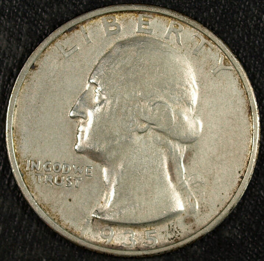 1935 S Washington Silver Quarter ☆☆ Circulated ☆☆ Great For Sets 406