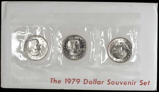 1979 Susan B. Anthony Dollar Souvenir Set ☆☆ Great Collectible ☆☆ 504