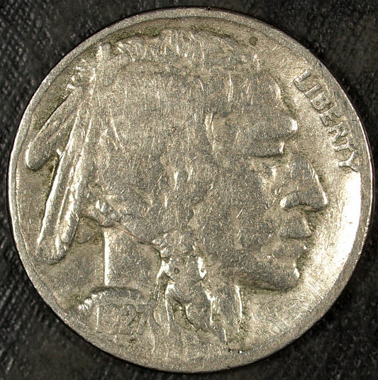 1927 P Buffalo Nickel ☆☆ Circulated ☆☆ Great Book Filler 206