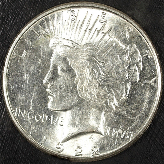 1922 S Peace Silver Dollar ☆☆ Almost UnCirculated ☆☆ Great Set Filler 205