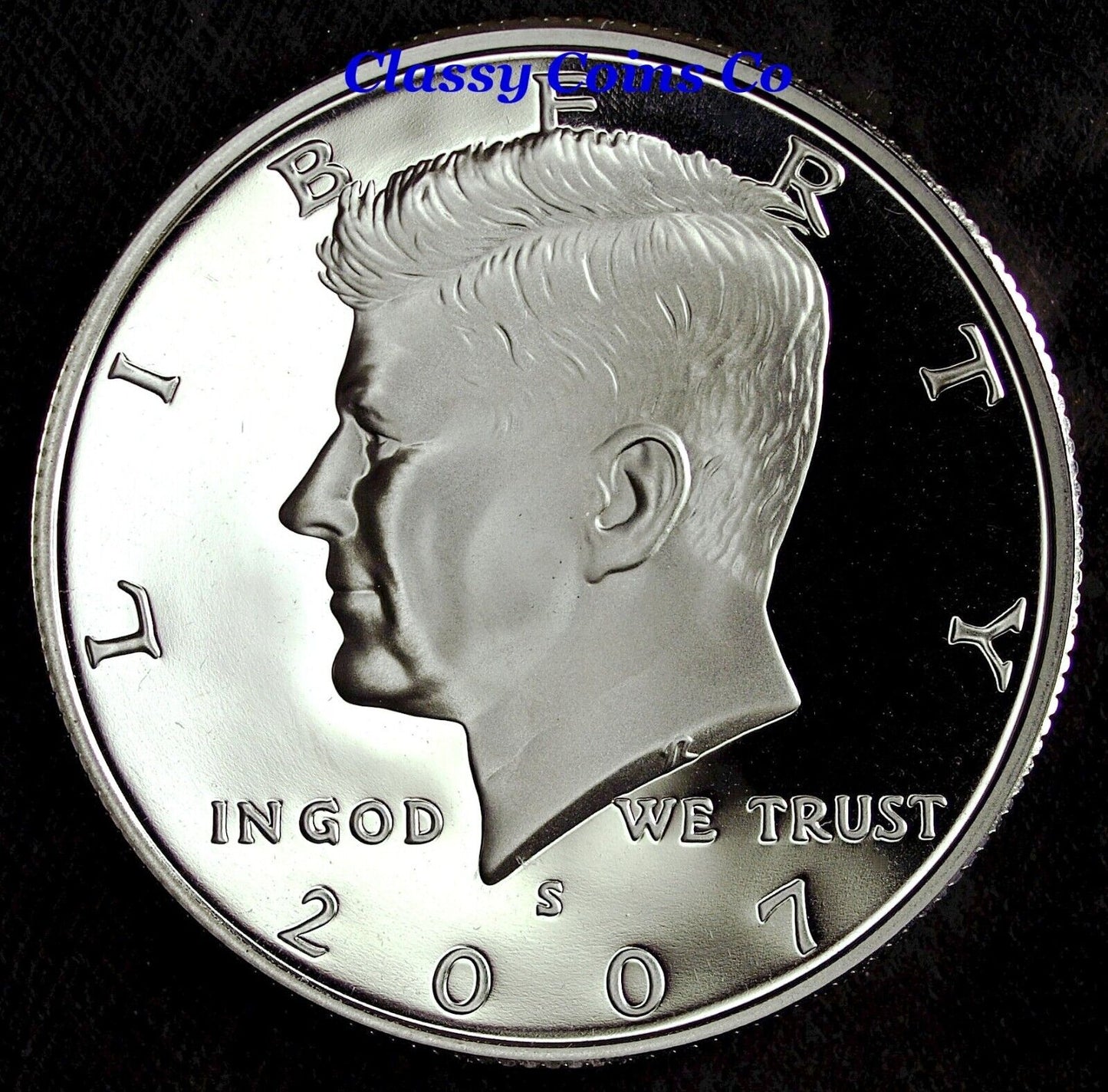 2007 S Silver Proof Kennedy Half Dollar ☆☆ Fresh From Proof Set ☆☆