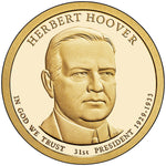 2014 S Herbert Hoover Presidential US Proof Dollar ☆☆ Great For Sets ☆☆