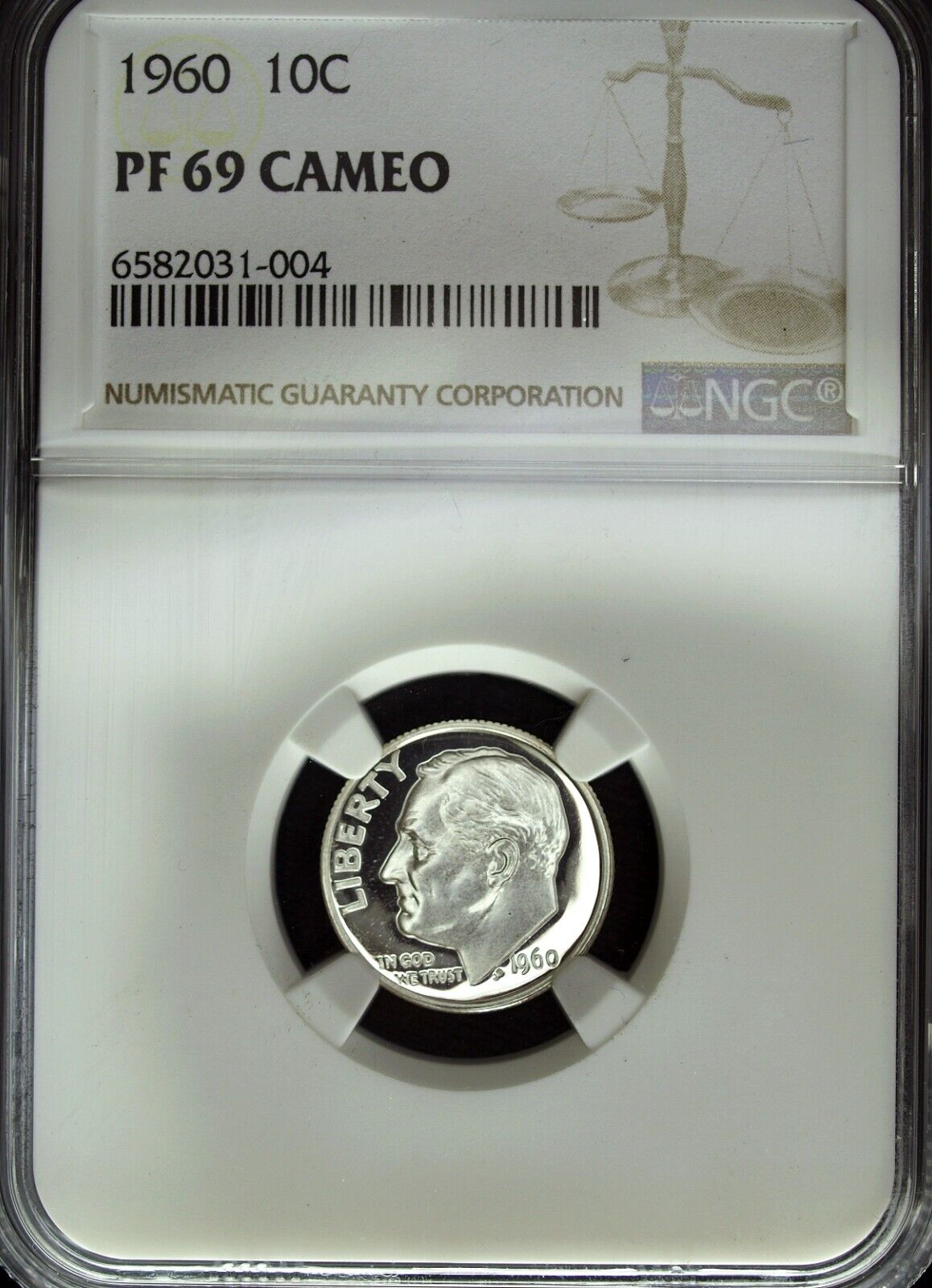 1960 NGC Proof 69 Cameo Roosevelt Silver Dime ☆☆ Great For Sets ☆☆ 004