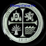 2019 S Proof Silver San Antonio Missions ATB Quarter ☆☆ .999 Fine Silver