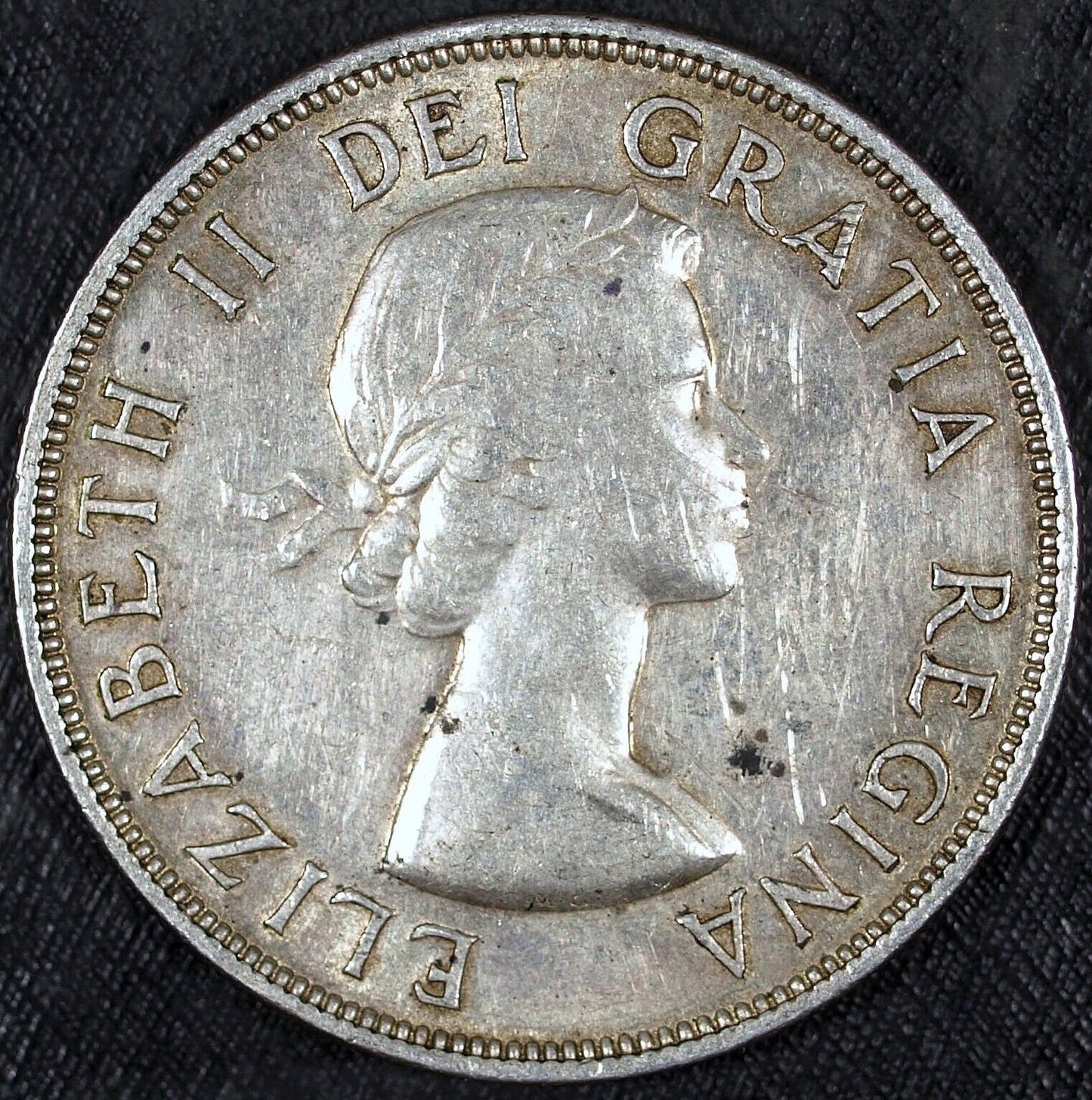 1953 Canada Queen Elizabeth II Silver Dollar ☆☆ Circulated ☆☆ Great For Sets 606